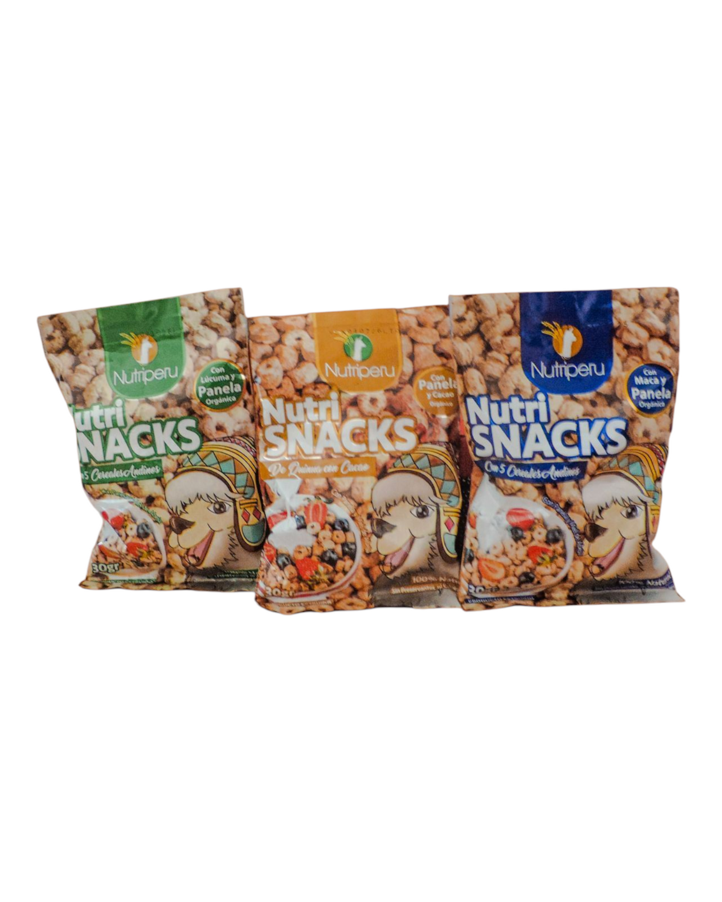 NutriSNACKS - Quinua con Cacao | Nutriperu - Bolsita 30gr