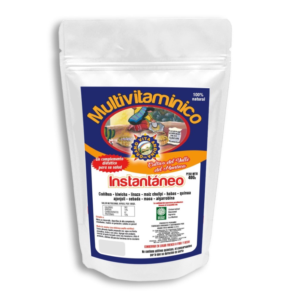 Multivitamínico Instantáneo Gelatinizado