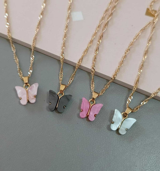 Collar mariposa